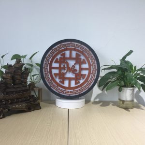 Đèn tam quang chữ Đức 3 Den tranh chu Duc