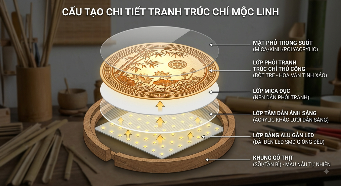 Cấu tạo các loại tranh trúc chỉ thủ công 2 Cau tao tranh truc chi